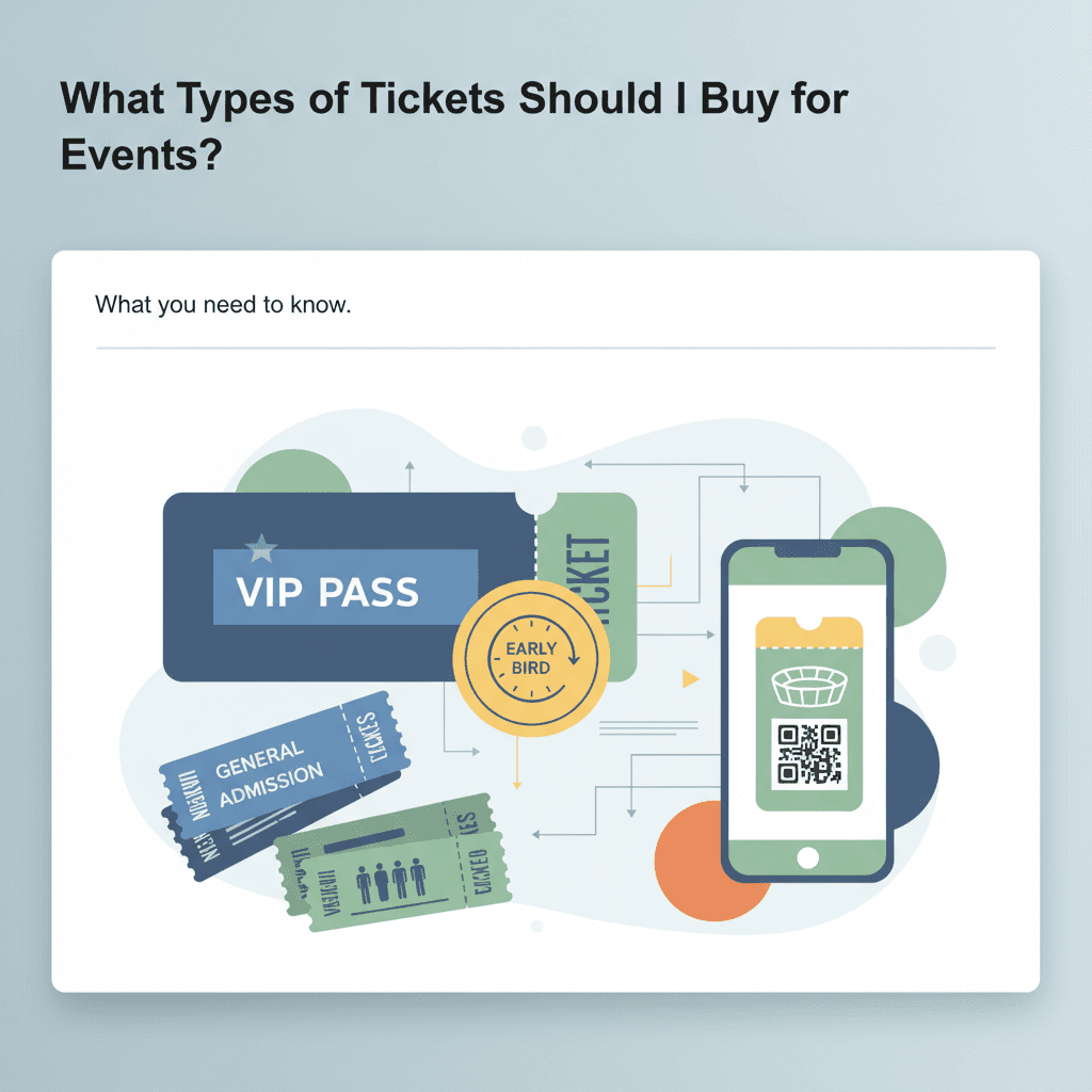 What Types of Tickets Should I Buy for Events?