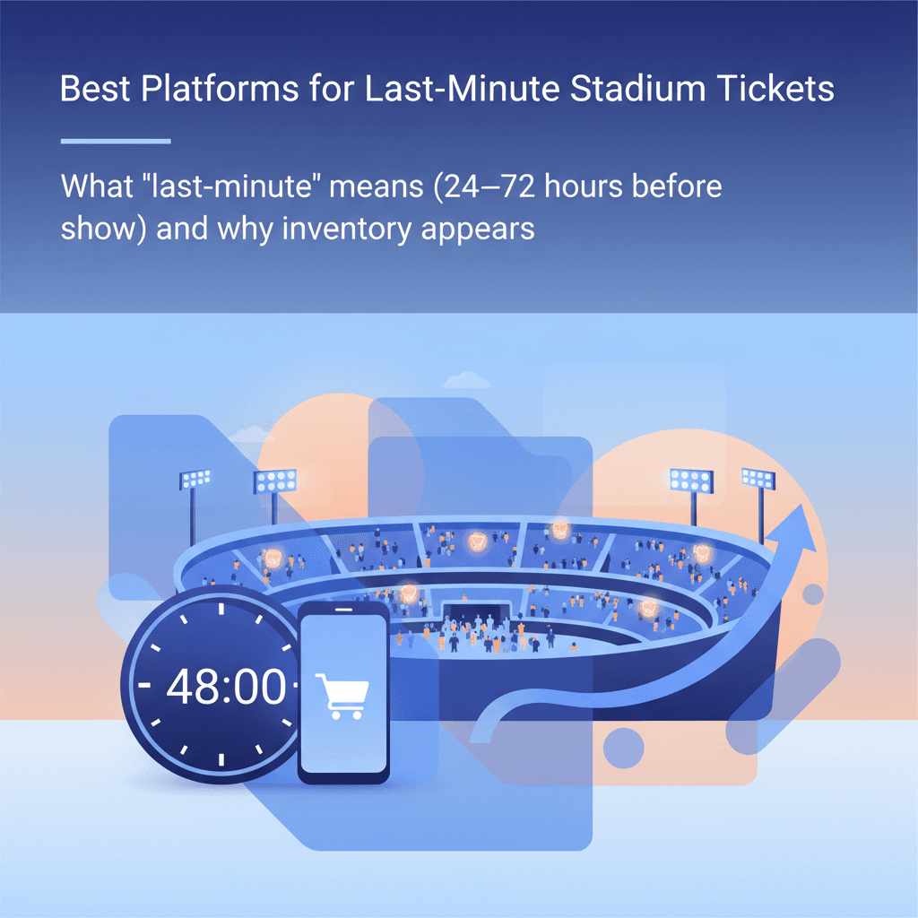 Best Platforms for Last-Minute Stadium Tickets: Where to Buy Same-Day Verified Seats — Summer 2026